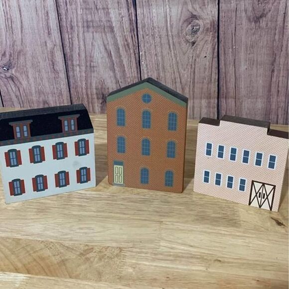 Set of 3 Cats Meow 1991 Series IX Figures - Picture 5 of 7